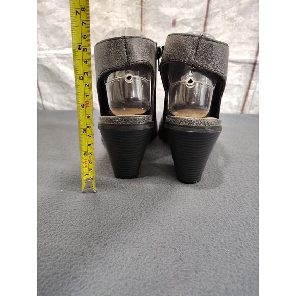 G By Guess Open Heel Bootie Size 9M Casual Night Out Gray - Picture 5 of 7